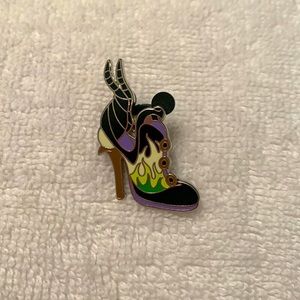 Maleficent High Heel Disney Pin